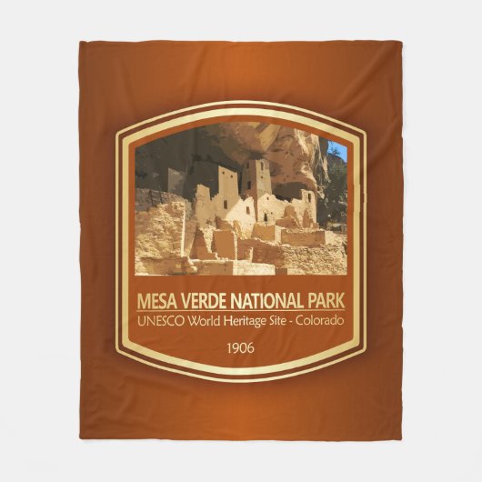Mesa Verde NP (PF1) Fleecedecke (Vorderseite)