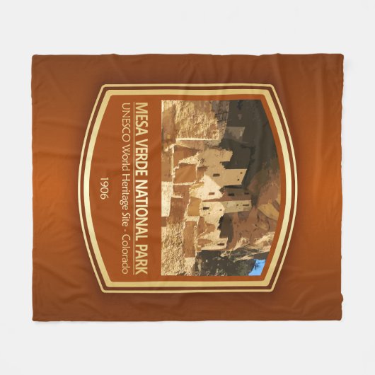 Mesa Verde NP (PF1) Fleecedecke (Vorderseite (Horizontal))