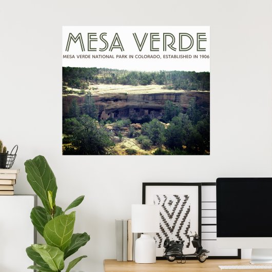 Mesa Verde Poster (Heimbüro)