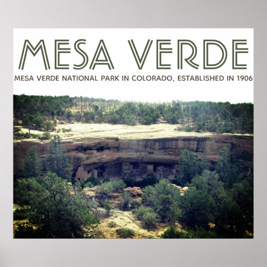 Mesa Verde Poster (Vorne)