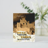 Mesa Verde - Vintager Stil Postkarte (Stehend Vorderseite)