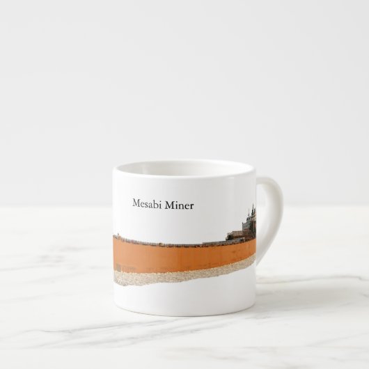 Mesabi Miner Ausschnitt Espresso Tasse (Vorderseite Rechts)