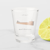 Mesabi Miner-Schussglas Schnapsglas (Rückseite)