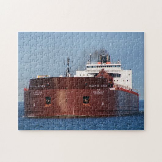 Mesabi Miner Ship auf Lake Superior Jigsaw Puzzle (Horizontal)