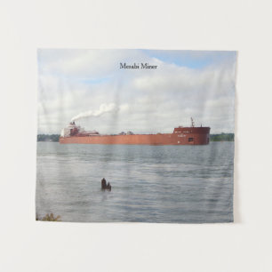 Mesabi Miner-Wandteppich Wandteppich