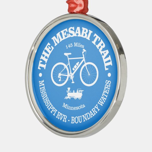 Mesabi-Pfad (Radfahren) Ornament Aus Metall (Links)