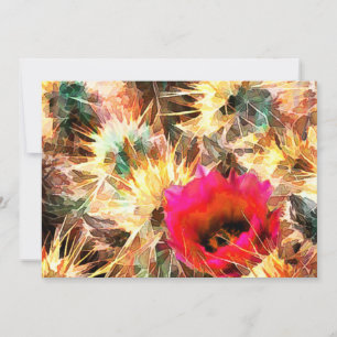 Mesh der Kakteen Nadeln Einladung