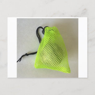 Mesh Gemüse Packbeutel, Mesh Drawstring Bag Postkarte