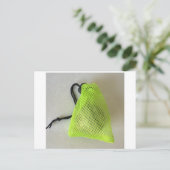 Mesh Gemüse Packbeutel, Mesh Drawstring Bag Postkarte (Stehend Vorderseite)
