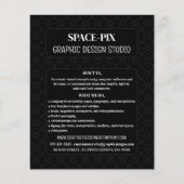 Mesh-Grafik, Grafik-Designer-Werbung Flyer (Vorne)