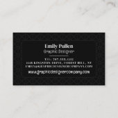 Mesh Graphic, Graphic Designer Visitenkarte (Rückseite)