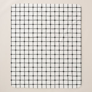 Mesh Muster monochrome geometrische Sherpadecke