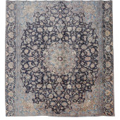 Mesh Persia Dusty Blue Dunkelgrau  Duschvorhang (Vorderseite)