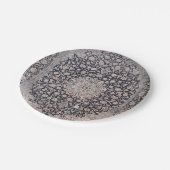 Mesh Persia Dusty Blue Dunkelgrau  Pappteller (Schrägansicht)