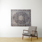 Mesh Persia Dusty Blue Dunkelgrau Wandteppich (Beispiel (Horizontal))