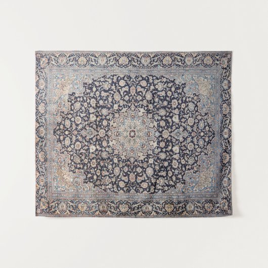 Mesh Persia Dusty Blue Dunkelgrau Wandteppich (Vorderseite (Horizontal))