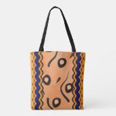 Mesh Wavy Line Muster Tasche (Rückseite)
