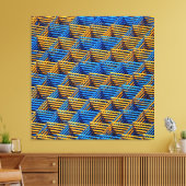 Mesh - Wrapped Canvas Kunstprint Leinwanddruck (Insitu (Wohnzimmer))