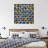 Mesh - Wrapped Canvas Kunstprint Leinwanddruck (Insitu (Schlafzimmer))