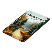 Meshchyora-Nationalpark Russland Magnet (Linke Seite)