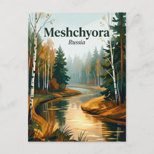 Meshchyora-Nationalpark Russland Postkarte