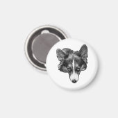 Meshglow Corgi-Gesicht Magnet (Vorderseite/Rückseite)