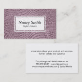 Meshing | Pink Visitenkarte (Vorne/Hinten)