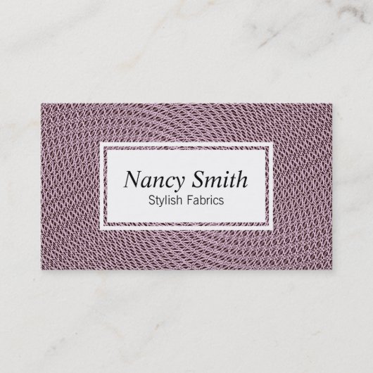 Meshing | Pink Visitenkarte (Vorderseite)