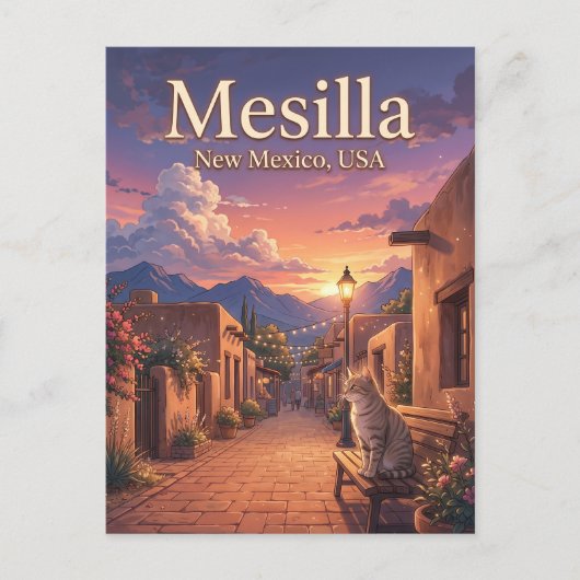 Mesilla, USA USA Postkarte (Vorderseite)