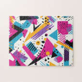 Mesmerisieren geometrischer Formmuster: Abstrakte Puzzle (Horizontal)