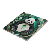 Mesmerisieren geometrischer Panda Fliese (Seite)