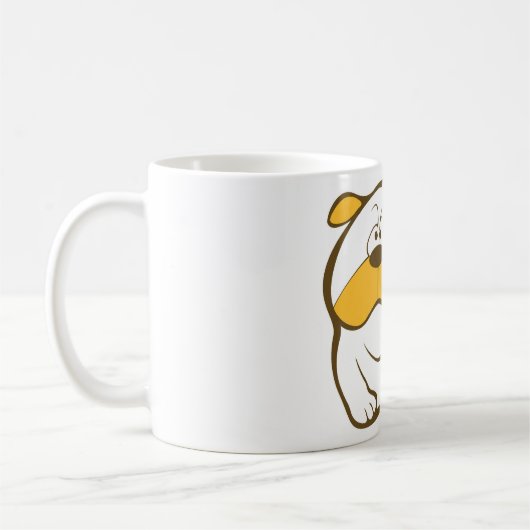 Mesmerisierende Buldog-Tasse Kaffeetasse (Links)