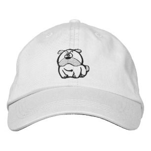 Mesmerisierende Bulldog-bestickter Hut