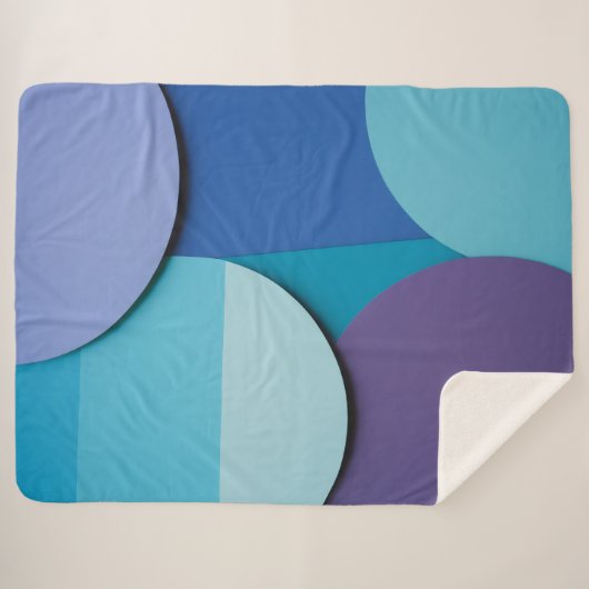 Mesmerisierende Kreise Sherpadecke (Vorderseite (Horizontal))