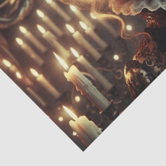 Mesmerisiering Gothic Harlequin Decoupage Seidenpapier (Ausschnitt)