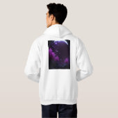 Mesmerizing Jellyfish–Mysterious Underwater Hoodie (Schwarz voll)