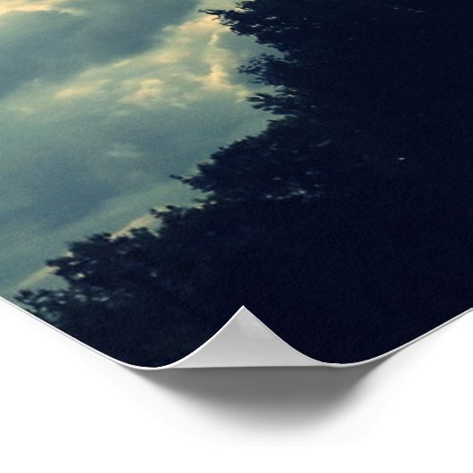 MESMERIZING SUN-Poster Poster (Ecke)