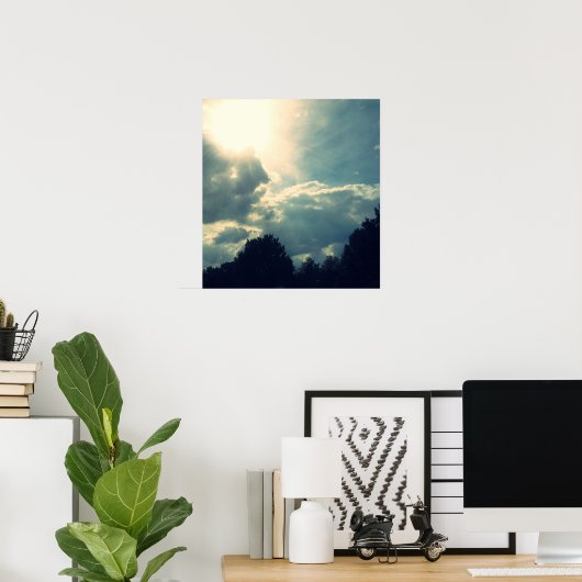 MESMERIZING SUN-Poster Poster (Heimbüro)