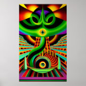 Meso-American Serpent God Poster (Vorne)