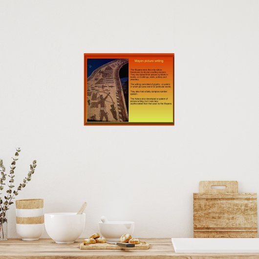 Meso-Amerika, Maya Poster (Küche)