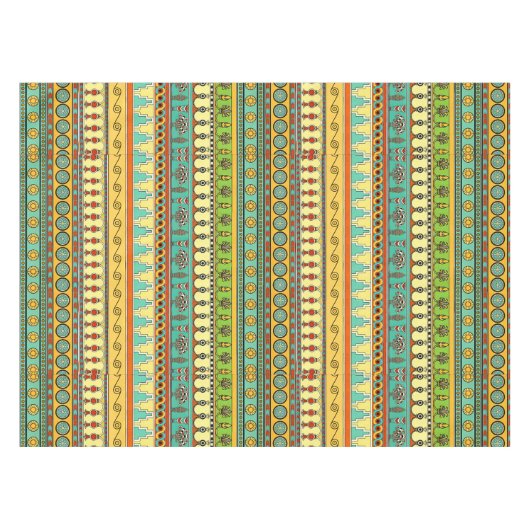 Mesopotamia Custom Cotton Tablecloth, 52"x70" Tischdecke (Vorderseite (Horizontal))