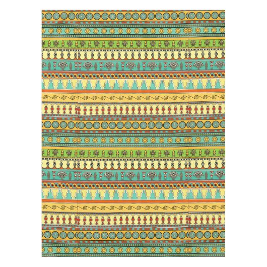 Mesopotamia Custom Cotton Tablecloth, 52"x70" Tischdecke (Vorderseite)