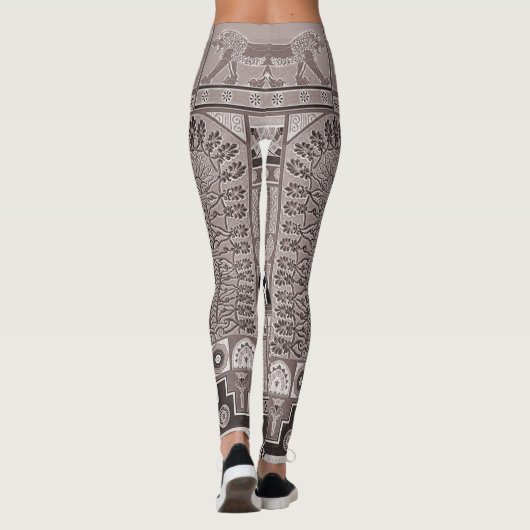 mesopotamische Kunst Leggings (Rückseite)