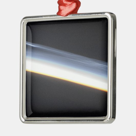 Mesosphärische Wolken Silbernes Ornament (Links)