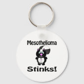 Mesothelioma Stinks Skunk Awareness Design Schlüsselanhänger (Vorderseite)