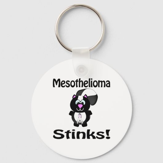 Mesothelioma Stinks Skunk Awareness Design Schlüsselanhänger (Vorderseite)