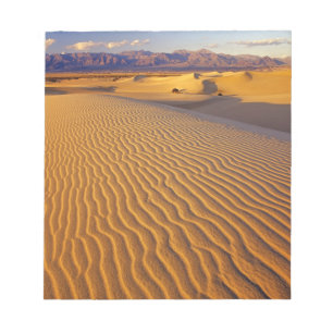 Mesquite Flat Sanddünen im Death Valley Notizblock