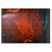 MESQUITE HOLZ SIEHT TÜRKISCH INLAY CUTTBOARD AUS SCHNEIDEBRETT (Vorderseite)