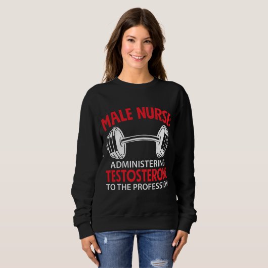 Mess dich nicht mit einem Krankenpfleger ab, der h Sweatshirt (Vorne ganz)