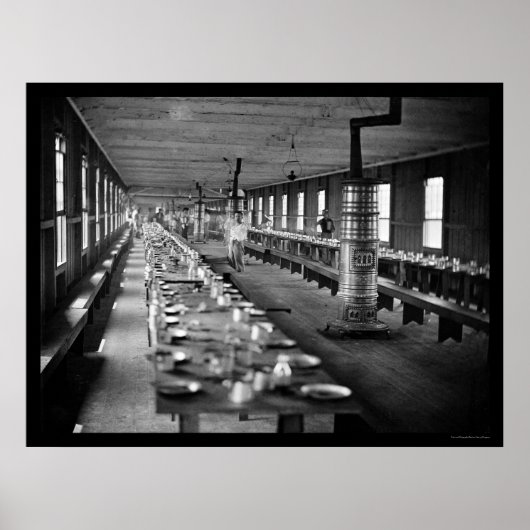 Mess Hall, Harewood Hospital, Washington, DC 1865 Poster (Vorne)